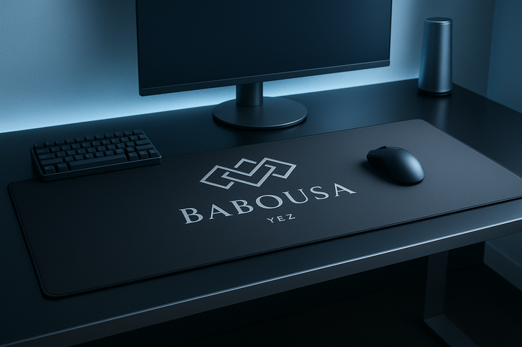 Silber Babousa Yez Gaming-Mauspad