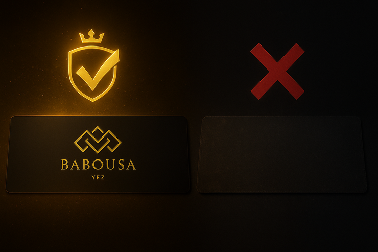 Gold Babousa Yez Gaming-Mauspad